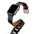 Pulseira Couro Double Tour Gourmette Preta Compatível com Apple Watch na internet