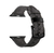 Pulseira Couro Line Rústica Cinza Preto Compatível com Apple Watch - Baú do Viking