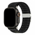 Imagem do Pulseira Nylon Loop Parachute Preto Cinza Compatível com Apple Watch