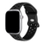 Pulseiras Silicone Furos Duplo Fecho Preto Compatível com Apple Watch na internet