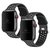 Kit 2 Pulseiras Silicone Furos Compatível com Apple Watch - Baú do Viking