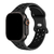 Pulseiras Silicone Furos Duplo Fecho Preto Compatível com Apple Watch - loja online