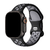 Pulseira Esportiva Furos Duplo Fecho Preto Cinza Compatível com Apple Watch - Baú do Viking