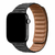 Pulseira Elos Couro Preto Compatível Com Apple Watch - comprar online