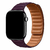 Pulseira Elos Couro Roxo Prunus Compatível Com Apple Watch - Baú do Viking