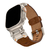 Pulseira Couro Robot Titanio Marrom Compatível com Apple Watch Ultra - comprar online