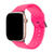 Pulseira Silicone Fecho Clássico Translúcida Neon Compatível com Apple Watch na internet