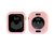 Case Silicone Sport Rosa Antigo Compatível com Apple Watch