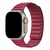 Pulseira Elos Couro Rose Red Compatível Com Apple Watch - loja online