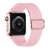 Pulseira Nylon Solo Rosa Chiclete Compatível com Apple Watch