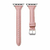 Pulseira Couro Slim Fina Rosa Compatível com Apple Watch na internet