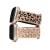 Pulseira Silicone Animal Print Onça Estelar-Rose Compatível com Apple Watch - Baú do Viking