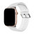 Pulseira Silicone Fecho Clássico Translúcida Branca Compatível com Apple Watch - loja online
