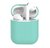 Case Capa Protetora Silicone Verde Água Compatível com AirPods
