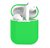 Case Capa Protetora Silicone Verde Limão Compatível com AirPods
