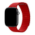 Pulseira Couro Loop Magnética Vermelho Compatível com Apple Watch