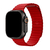 Pulseira Couro Loop Magnética Vermelho Compatível com Apple Watch - Baú do Viking