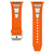 Pulseira Silicone Robusta Web Laranja Compatível com Apple Watch Ultra na internet