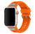 Pulseira Silicone Robusta Web Laranja Compatível com Apple Watch Ultra na internet
