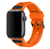Pulseira Silicone Robusta Web Laranja Compatível com Apple Watch Ultra - comprar online