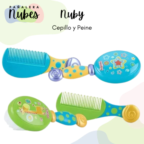 SET CEPILLO Y PEINE NUBY 0+M - comprar online