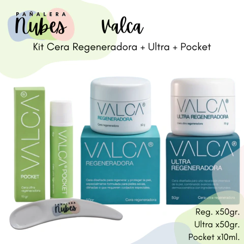 KIT VALCA MEGA REGENERACION Reg. x50gr Ultra x50 Pocket x10gr