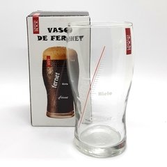Vaso de fernet rona con medidor p/pinta