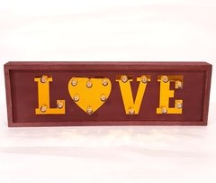 Love cartel con luz - comprar online