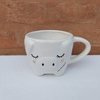 Taza Chanchita Lady Pink Blanca