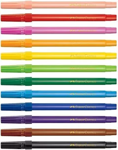 CANETINHA 12 CORES - FABER CASTELL - comprar online