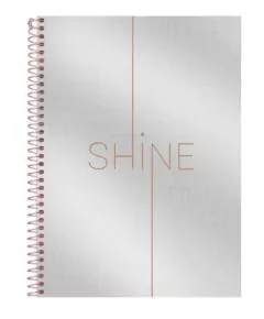 CADERNO UNIVERSITÁRIO 80FLS 1M SHINE FORONI - comprar online
