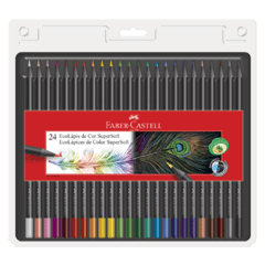 ECOLAPIS DE COR 24 CORES SUPERSOFT - FABER-CASTELL