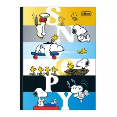 CADERNO BROCHURA CAPA DURA COLEGIAL SNOOPY 160F ( CAPAS DIVERSAS) - MAGIC PLACE PAPELARIA