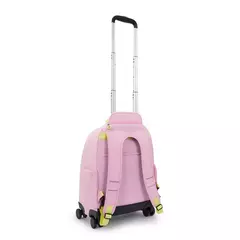 MOCHILA RODINHAS KIPLING NEW ZEA COTTON CANDY - loja online