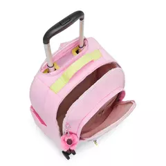 MOCHILA RODINHAS KIPLING NEW ZEA COTTON CANDY na internet