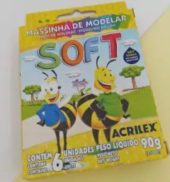 MASSINHA SOFT CONJ.C/6CORES 90G - comprar online