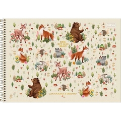 CADERNO DE CARTOGRAFIA E DESENHO ESPIRAL CAPA DURA LOVELAND 80 FOLHAS - TILIBRA - CAPAS DIVERSAS - comprar online
