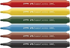 HIDROGRÁFICA JUMBO TRIANGULAR - 6 CORES FABER-CASTELL - comprar online