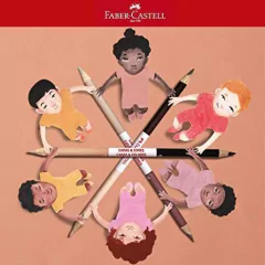 LÁPIS DE COR - 24 + 3 CARAS E CORES - FABER CASTELL na internet
