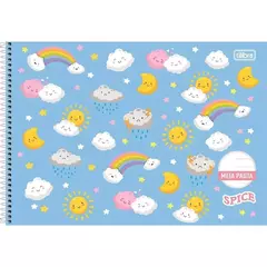 CADERNO MEIA PAUTA SPICE 40 FOLHAS - TILIBRA - MAGIC PLACE PAPELARIA