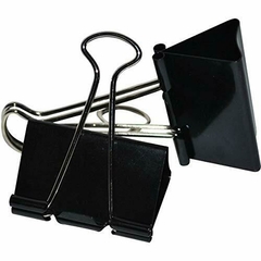 PRENDEDOR METAL BINDER PRETO 19MM POTE/40 UN JOCAR OFFICE - comprar online