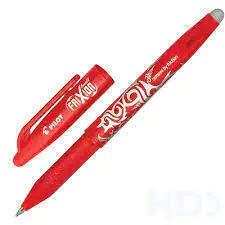 CANETA APAGÁVEL PILOT FRIXION BALL - VERMELHO 0.7