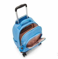 MOCHILA KIPLING NEW ZEA AZUL FAIRY AQUA MET - MAGIC PLACE PAPELARIA