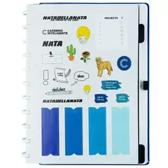 CADERNO INTELIGENTE BLUE CREATIVE JOURNAL BY MIGUEL LUZ - GRANDE na internet
