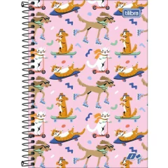 CADERNO ESPIRAL CAPA DURA 1/4 D+ 96 FOLHAS