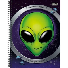 CADERNO ESPIRAL CAPA DURA UNIVERSITÁRIO CONNECT ORBIT 1 MATÉRIA 80 FOLHAS na internet