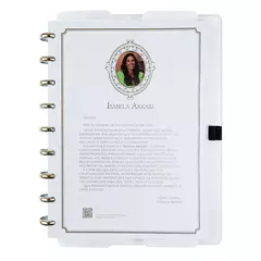 CADERNO ISA AKKARI PURPLE KEY - A5 - CADERNO INTELIGENTE - loja online