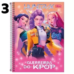 CADERNO CD UNIVERSITARIO ESPIRAL GUERREIROS DO K- POP 80 FLS na internet