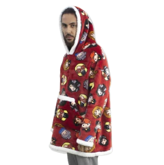 COBERTOR C/MANGAS HOODIE ADULTO HARRY POTTER - ZONA CRIATIVA