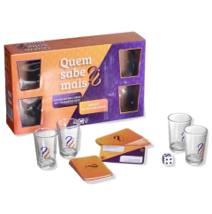 JOGO C/ 4 SHOTS 50ML DADOS/BARALHOS - ZONA CRIATIVA - comprar online